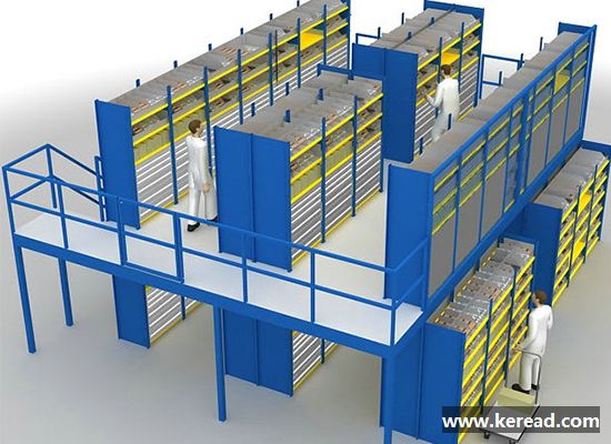 電子廠成品倉(cāng)規(guī)劃，閣樓式貨架更適用